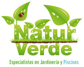 Logo Naturverde. Jardinería y Piscinas